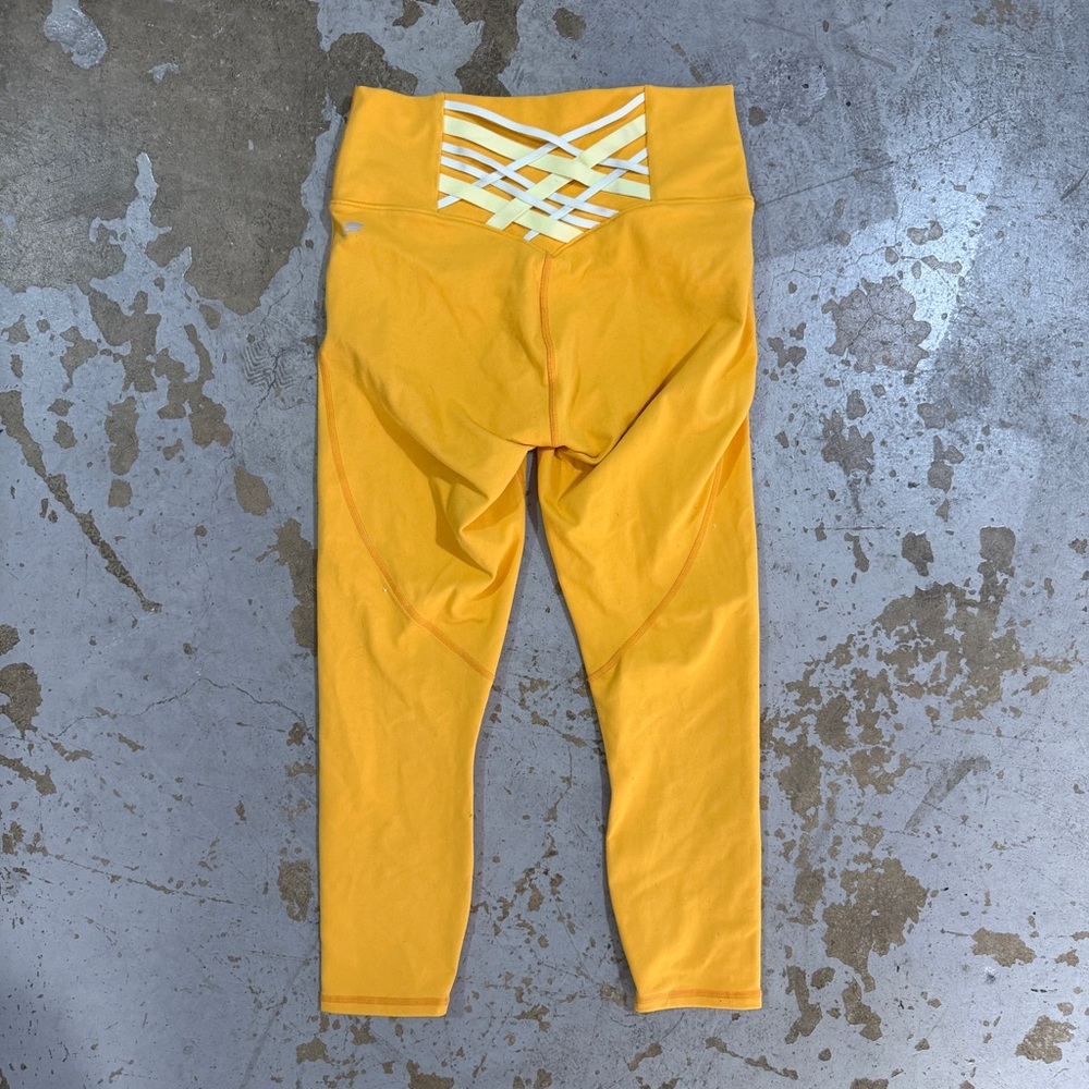 Fabletics Bright Yellow Leggings - Picture 3 of 6
